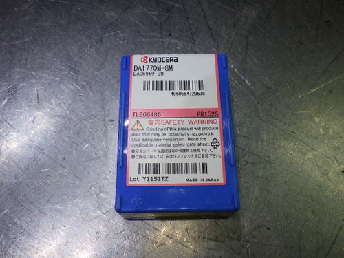 Kyocera 17.7mm Carbide Drill Tip Insert QTY1 DA1770M-GM PR1525 (LOC1019A)