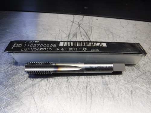 OSG EXO M12X1.75 D6 Bottoming Tap 17/64" Shank 1105700608 (LOC2108A)