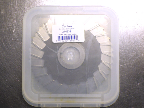 Controx 6" x 5/32" HSSCo Slot Saw 1.25" Arbor 44 Teeth 244639 (LOC3256)