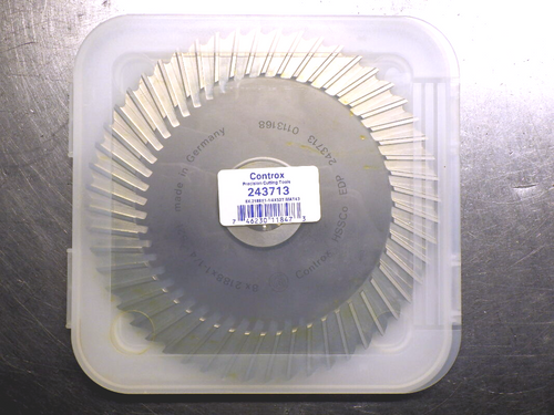 Controx 8" x 7/32" HSSCo Slot Saw 1.25" Arbor 52 Teeth 243713 (LOC3258B)