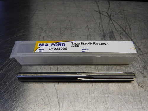 M.A. Ford TrueSize 0.2590" Carbide Reamer 0.2520" Shank 27225900 (LOC1307A)