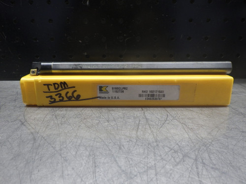Kennametal .6" Coolant Thru Carbide Boring Bar 1/2" Shank E08SCLPR2 (LOC1439A)