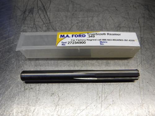 M.A. Ford TrueSize 0.3490" Carbide Reamer 0.3320" Shank 27234900 (LOC1181A)