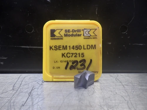 Kennametal Carbide 14.50mm Drill Insert KSEM1450LDM KC7215 (LOC1279B)