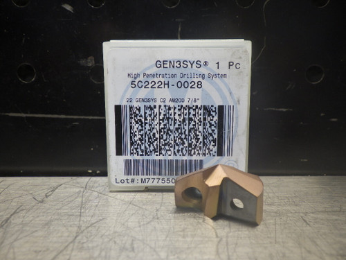 Allied Machine & Engineering Carbide 7.8"mm Drill Insert 5C222H-0028 C2 (LOC1279B)
