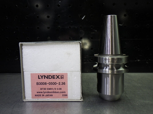 Lyndex BT30 1/2" Endmill Tool Holder 2.36" Pro B3006-0500-2.36 (LOC1468B)