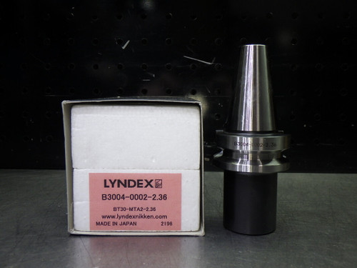Lyndex BT30 Morse Taper #2 Tool Holder 2.36" Pro BT30-MTA2-2.36 (LOC275)