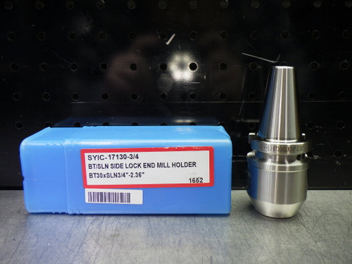 Techniks BT30 3/4" Endmill Tool Holder 2.36" Pro BT30xSLN3/4"-2.36" (LOC598B)