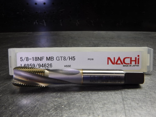 Nachi 5/8-18NF MB GT8/H5 SG Lo-Spiral Fluted Tap L6959/94626 (LOC3028C)