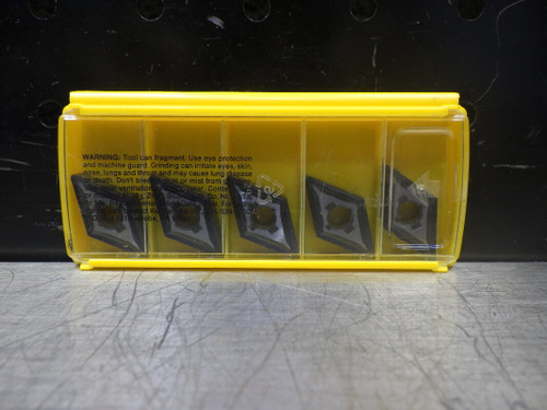 Kennametal Carbide Inserts QTY5 DNMG150408MP KCM25 (LOC1434A)