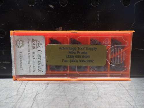 SANDVIK Carbide Inserts QTY10 16 IR B AG 60 BMA (LOC1434A)