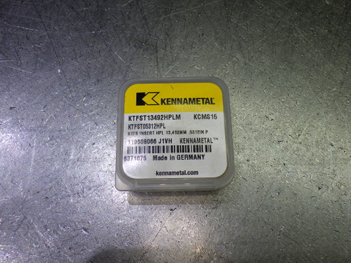 Kennametal 17/32" Carbide Drill Tip Insert QTY1 KTFST05312HPL KCMS15 (LOC430)