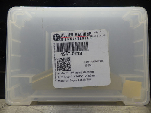 AMEC #4 T-A 2-9/16" Spade Drill Insert QTY1 454T-0218 (LOC1626)