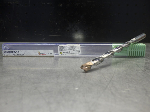 Walter 6.9mm Coolant Thru Carbide Drill 8mm Shank A6589DPP-6.9 (LOC2143B)