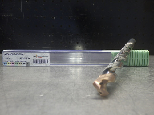 Walter 15/32" Coolant Thru Carbide Drill 12mm Shank A6589DPP-15/32IN (LOC2143B)