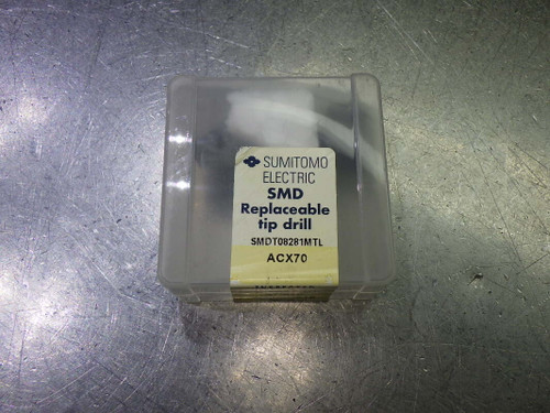 Sumitomo 21mm Carbide Drill Tip Insert QTY2 SMDT08281MTL ACX70