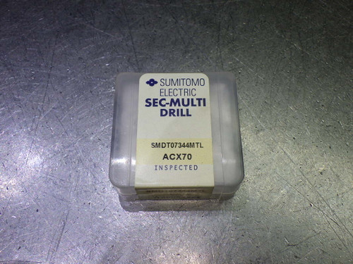 Sumitomo .7344" Carbide Drill Tip Insert QTY1 SMDT07344MTL ACX70 (LOC2812B)
