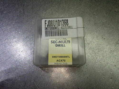 Sumitomo 22.6mm Carbide Drill Tip Insert QTY2 SMDT08906MTL ACX70 (LOC2812B)
