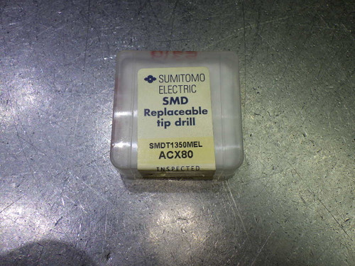 Sumitomo 13.5mm Carbide Drill Tip Insert QTY1 SDMT1350MEL ACX80 (LOC2812B)