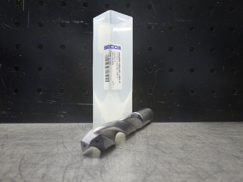 SECO 15mm Coolant Thru Carbide Drill 16mm Shank SD205A-1500-063-16R1-P (LOC1374A)