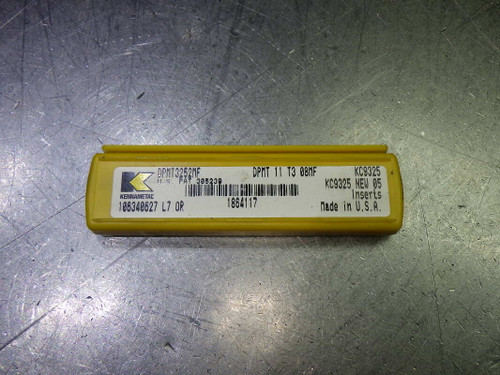 Kennametal carbide Inserts QTY5 DPMT3252MF/DPMT11T308MF KC9325 (LOC2812B)