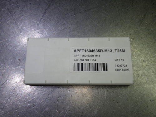 SECO Carbide Milling Insert QTY10 APFT1604635R-M13 T25M (LOC557)