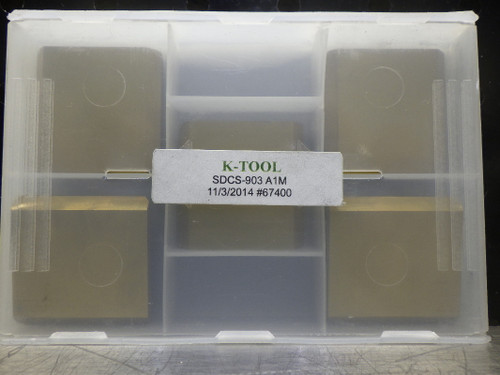K-TOOL Carbide Inserts QTY5 SDCS-903 A1M (LOC1912B)