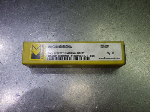 Kennametal Carbide Inserts QTY10 MDHX1004ZDERGD4W KC520M (LOC1059B)