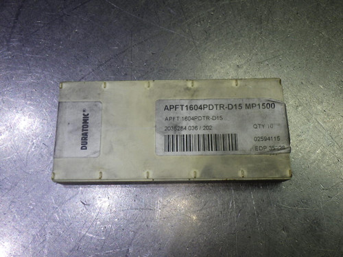 SECO Carbide Milling Inserts QTY10 APFT1604PDTR-D15 MP1500 (LOC1812B)