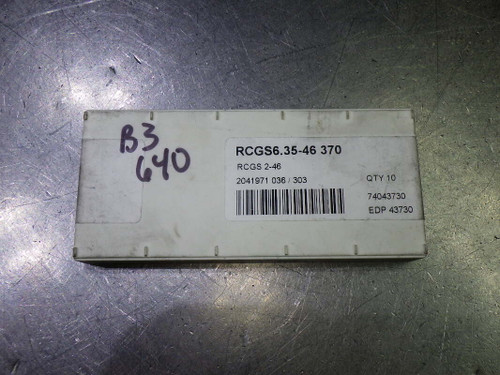 SECO Carbide Milling Inserts QTY10 RCGS6.35-46 370 (LOC1812B)