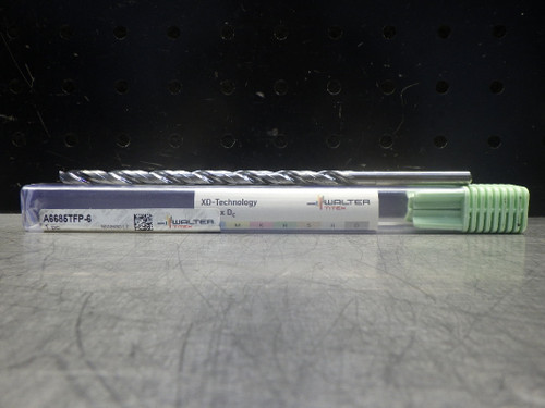 Walter 6mm 12XD Coolant Thru Carbide Drill 6mm SHANK A6685TFP-6 (LOC2003A)