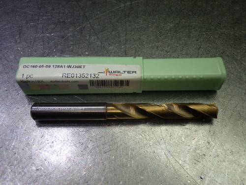 Walter 3/8" Coolant Thru 5xD Carbide Drill DC160-05-09.525A1-WJ30ET (LOC1997B)
