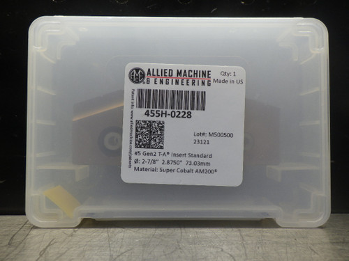 AMEC Gen2  #5 T-A  2-7/8" HSS Spade Drill Insert 455H-0228 (LOC2693C)
