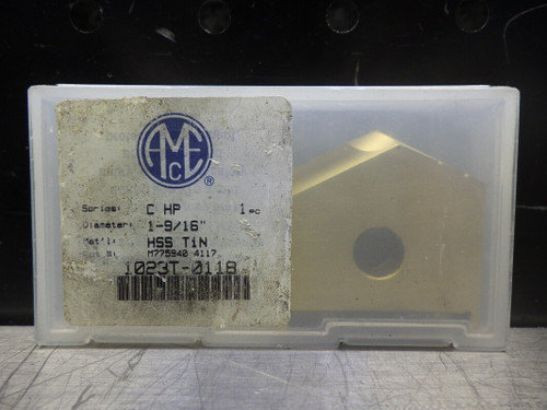 AMEC Gen2  C HP  1-9/16" HSS Spade Drill Insert 1023T-0118 (LOC2693C)