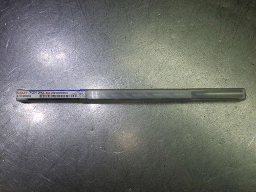 Nachi 8.1mm Coolant Thru 20xD Carbide Drill 9mm Shank AQDEX0H20D0810 (LOC1178C)