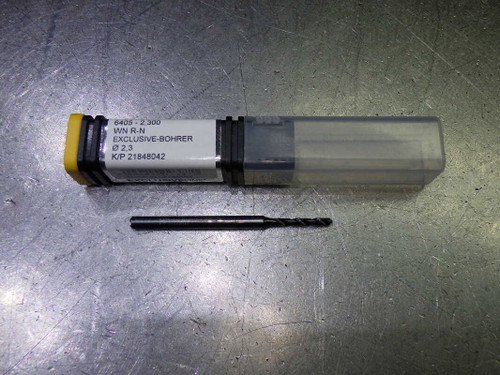 Guhring 2.3mm Coolant Thru 5xD Carbide Drill 4mm Shank 9064050023000 (LOC1932)