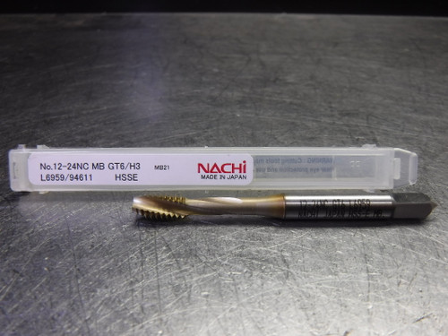 Nachi No.12-24NC MB GT6/H3 SG Lo-Spiral Fluted Tap L6959/94611 (LOC2488B)