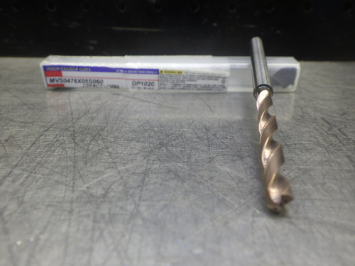 Mitsubishi 3/16" 5xD Coolant Thru Carbide Drill MVS047605S060 DP1020 (LOC1855B)