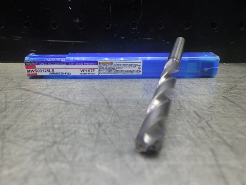 Mitsubishi 5/16" 5xD Coolant Thru Carbide Drill MWS03125LB VP15TF (LOC1855B)