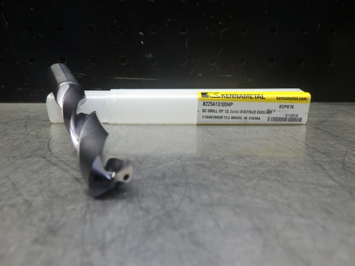 Kennametal 13.1mm 5xD Coolant Thru Carbide Drill B225A13100HP KCPK15 (LOC1855B)
