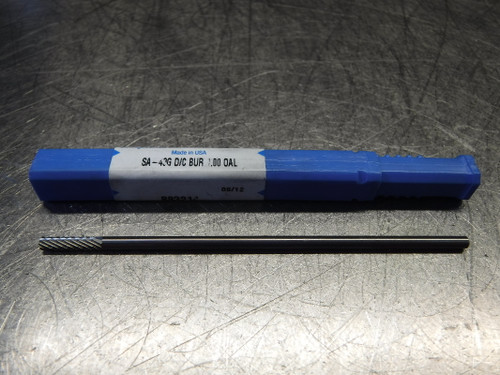 SGS 3mm Carbide Burr 3mm Shank QTY:4 SA-43G D/C BUR 4.00 OAL (LOC1276A)