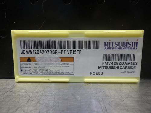 Mitsubishi Carbide Inserts QTY10 JDMW120420ZDSR-FT VP15FT (LOC1963D)