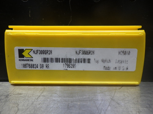 Kennametal Carbide Inserts QTY5 NJF3006R28 KC5010 (LOC2108B)