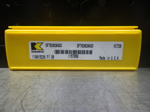Kennametal Carbide Inserts QTY5  DFT030204GD KC720 (LOC2108B)