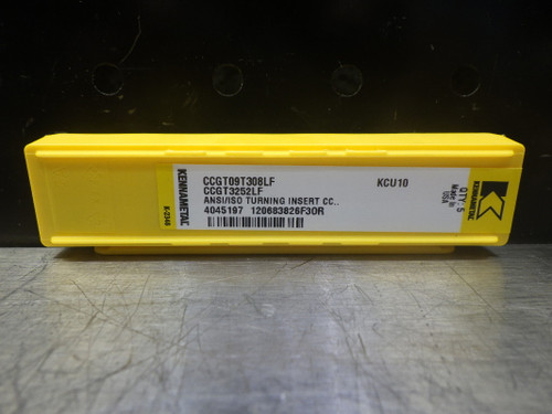 Kennametal Carbide Inserts QTY5 CCGT09T308LF KCU10 (LOC2108B)