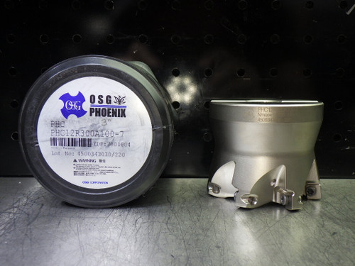 OSG Phoenix 3" Coolant Thru Facemill 1" Arbor PHC12R300A100-7 (LOC1183A)