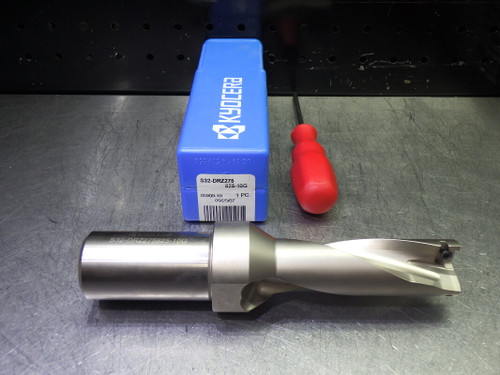 Kyocera 27.5-82.5mm Coolant Thru Drill 32mm Shank S32-DRZ275 825-10G (LOC2761A)
