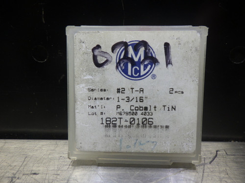 AMEC Gen2 T-A #2 1-3/16" Cobalt Spade Drill Inserts QTY2 182T-0106 (LOC1360A)