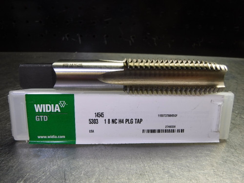 Widia GTD 1" - 8  H4 4 Flute HSS Straight Flute Plug Hand Tap 14545 (LOC1998A)