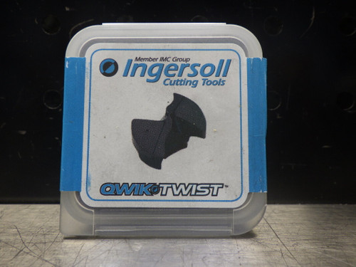 Ingersoll 9.5mm Carbide Drill Inserts QTY2 YAB1110R01 IN2005 (LOC1360A)